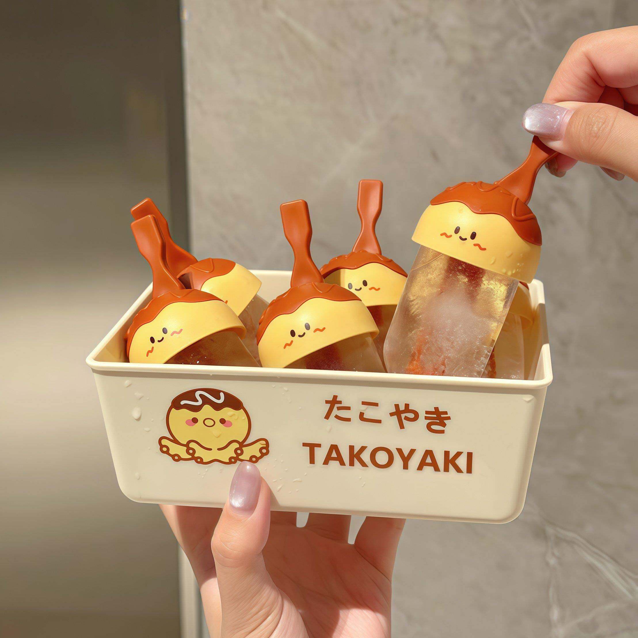 雪糕模具食品级冰格自制冰棒冰棍冰激凌模具制冰盒创意可爱家用图片