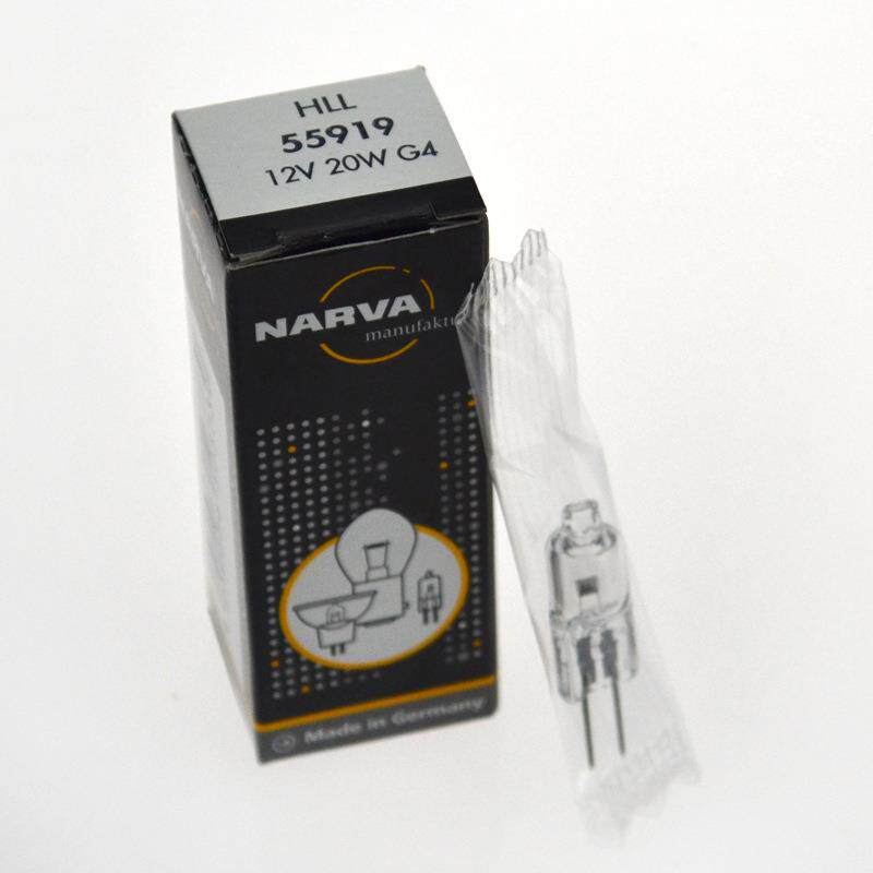 NARVA利华卤素灯泡55919 HLL 12V20W显微镜灯泡 生化仪灯泡