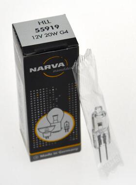 NARVA利华卤素灯泡55919 HLL 12V20W显微镜灯泡 生化仪灯泡