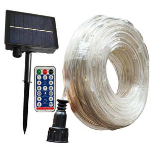 轮廓跑马灯灯流铜线太阳能串led水灯圆管5mm带防雨装饰灯室外