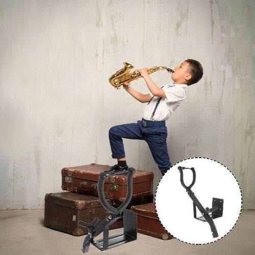1pc Saxophone Stand Wall Mount Alto Holder Storage Iron