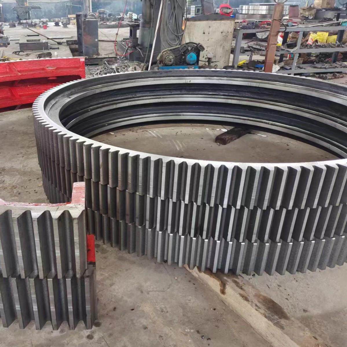厂家 滚筒烘干机大齿轮 回转窑大齿圈 滚圈直齿外齿轮 全国维保