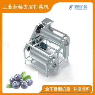 厂家直不销专业应锈供钢蓝莓BZV去皮出浆快双道浆打机