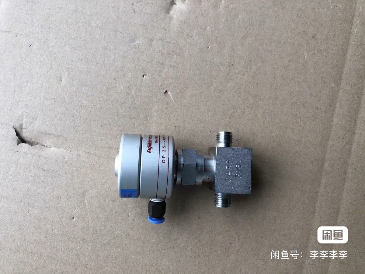FUJIKIN隔膜阀O.P.  3.5-7 kgf/cm2G
