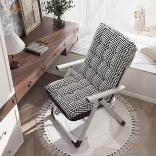 阳台午休折躺椅叠休办公室单ROM人坐躺两用椅夏午休天耐用闲椅金