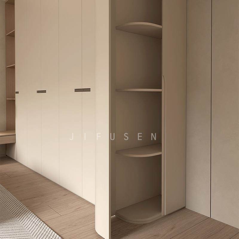 定制艾然款家全屋衣柜侧面新圆居后款2025爆家用卧室衣帽间实木衣