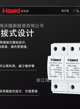 一级浪涌保护器后备保护器220V家用电涌保护器1P/2P/3P/4Pspd前端