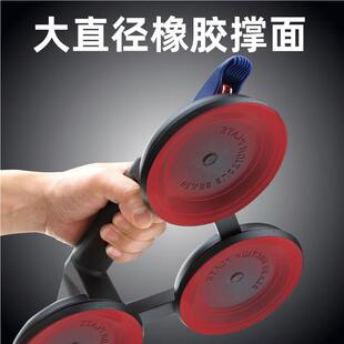 玻璃吸盘瓷强力吸提器单三爪加厚贴砖地双OEJ板砖铝合搬金运工具