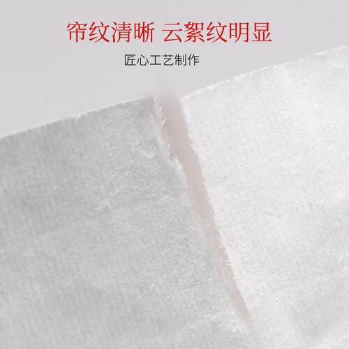 书法作品国展纸檀皮宣纸书法纸半生半熟加厚国画手工古法宣纸