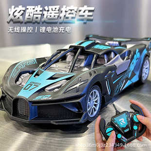 小汽车跑车车赛车 儿童遥控四通批发遥控高速模型跨境男孩竞速新款