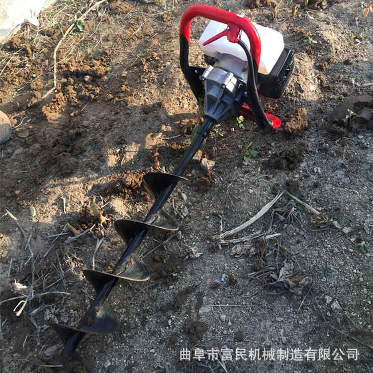 手扶钻GLM绿化提打坑机手式汽油眼机树栽汽油挖坑机