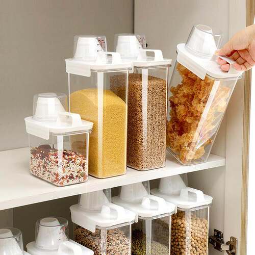 Airtight Storage Container for Mixed Grains, Suitable for Ho