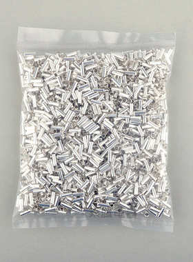 12形管端头裸插针欧式针gten10铜管接管端子连压-形铜铜接管小