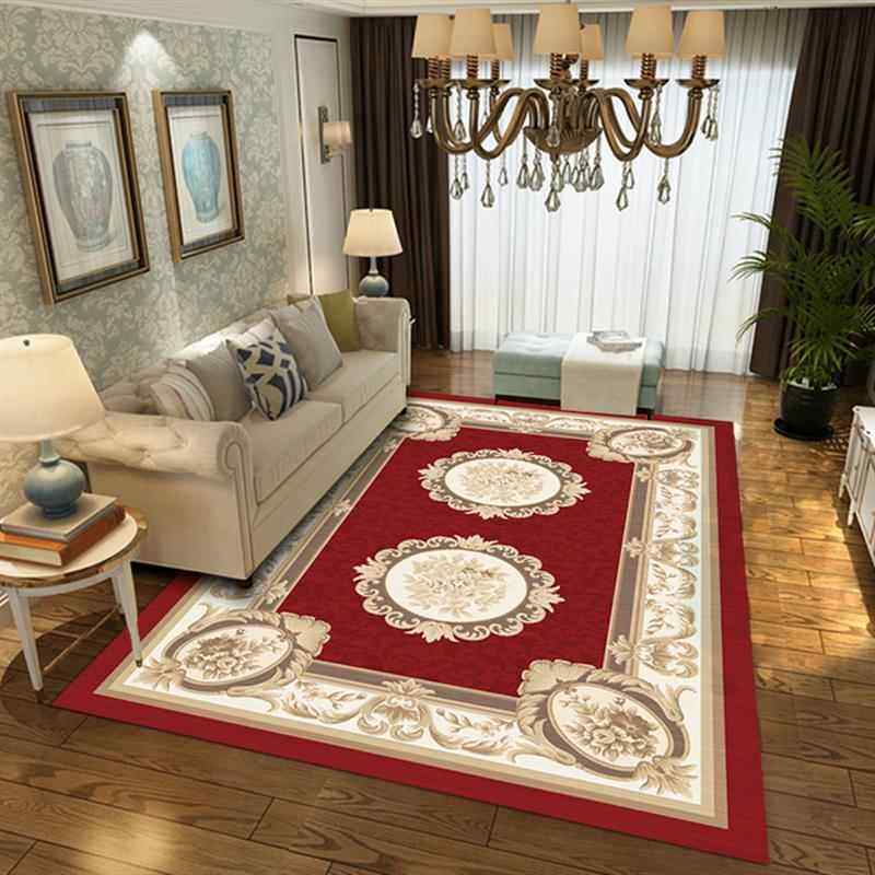 高档欧式地毯客厅茶几垫法美式家防滑用房间卧室式床边轻奢可水洗,居家布艺,地毯,淘宝优惠券,粉丝福利购,淘宝优惠卷