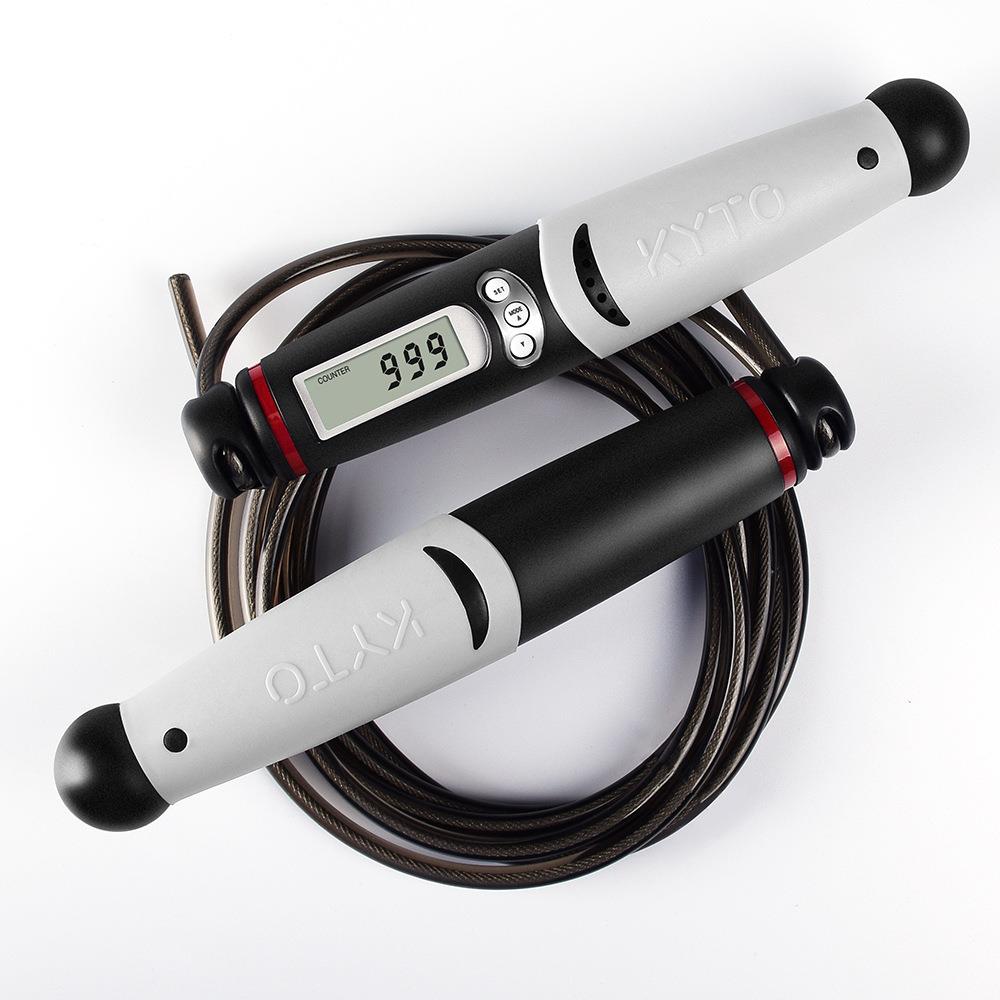 KYTO2106B黑色康都中考专用跳绳厂家直销配4mm/5.5mm胶绳或钢丝绳
