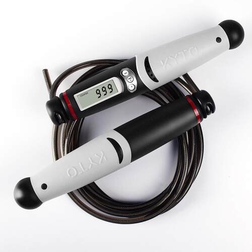 KYTO2106B黑色康都中考专用跳绳厂家直销配4mm/5.5mm胶绳或钢丝绳