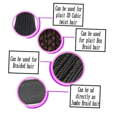 pre stretched braiding hair crochet afro braids extensions