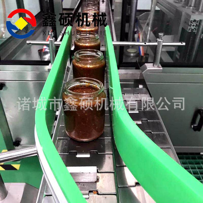 辣椒酱香菇酱罐装食品生产线 蜂蜜包装封盖机宠物罐头全自动设备