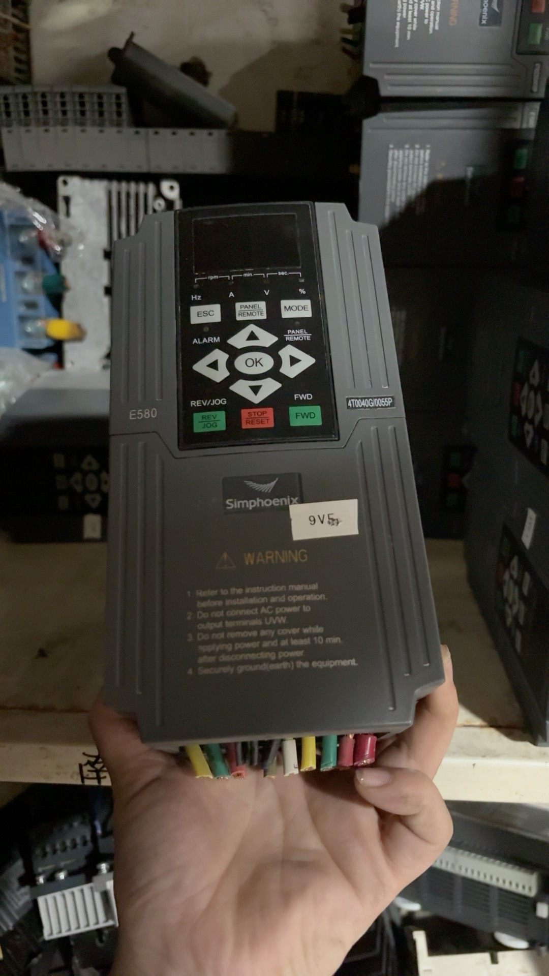 四方变频器E580-4T0040G/4T0055P 4KW/