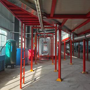 喷涂生产BYW线喷塑设喷塑流水工线涂装 静电喷涂流业 设备悬备挂式