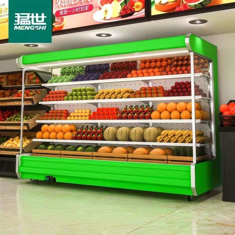 风幕柜水果保鲜柜冷藏风冷保鲜展示柜酸奶饮品饮料冰柜蔬菜柜