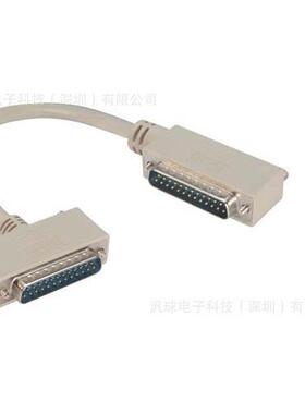 L-COM CSMNRA25-1MM 25针D-Sub线缆DB25公头/直角1型出线公头现货