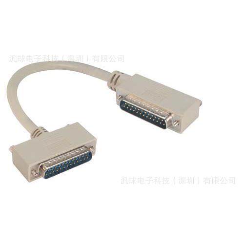 L-COM CSMNRA25-1MM 25针D-Sub线缆DB25公头/直角1型出线公头现货