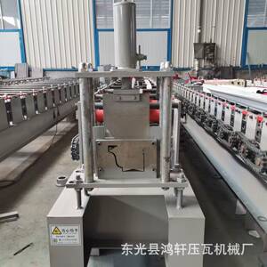 供应冷弯成型压瓦机水沟设备工程用水沟压瓦机鸿轩压瓦机械
