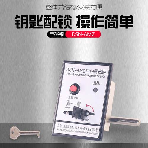 铭高电气DSN-AMZ型户内使用高压电磁锁钥匙配锁操作简单厂家直销