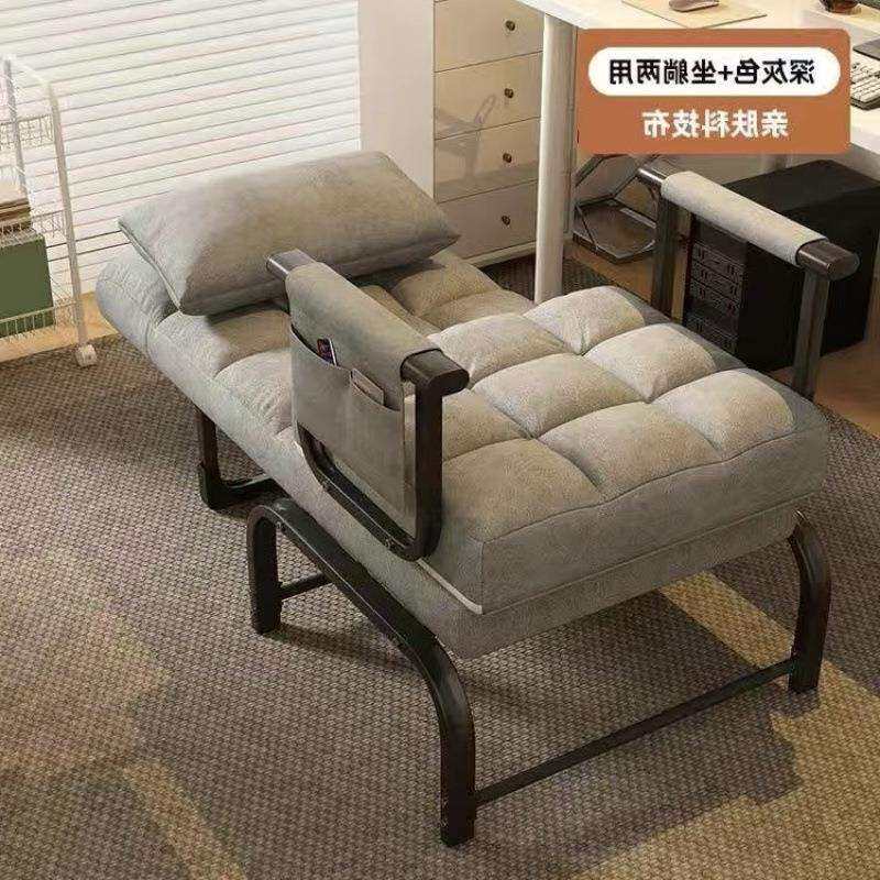 折叠躺椅办公室午休单人床家用多功能懒人沙发床一体两用椅折叠床