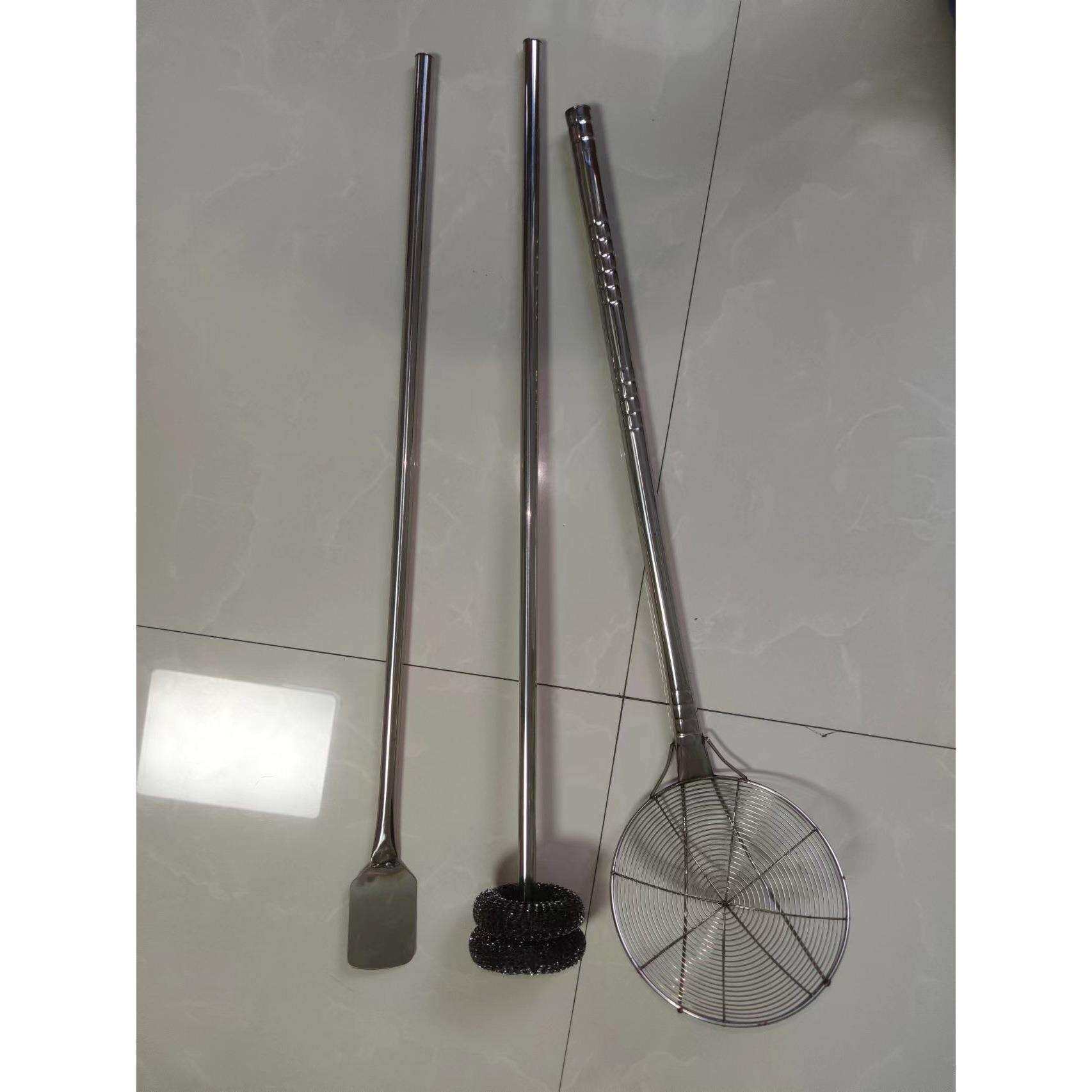 烤饼炉配件工具不锈钢铲子炉内清洁刷子小烤饼漏勺烧饼炉摆摊商用