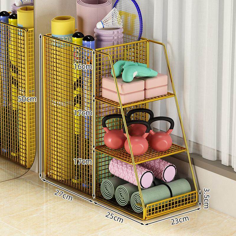 瑜伽垫收纳筐健身器材收纳运动器械收纳篮带轮放羽毛球拍夹缝移动,收纳整理,书桌收纳置物架,淘宝优惠券,粉丝福利购,淘宝优惠卷