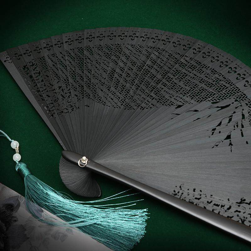和扇堂全竹扇子5寸折扇古风镂空扇女式小扇富士山雕花迷你折叠扇,居家日用,扇子,淘宝优惠券,粉丝福利购,淘宝优惠卷