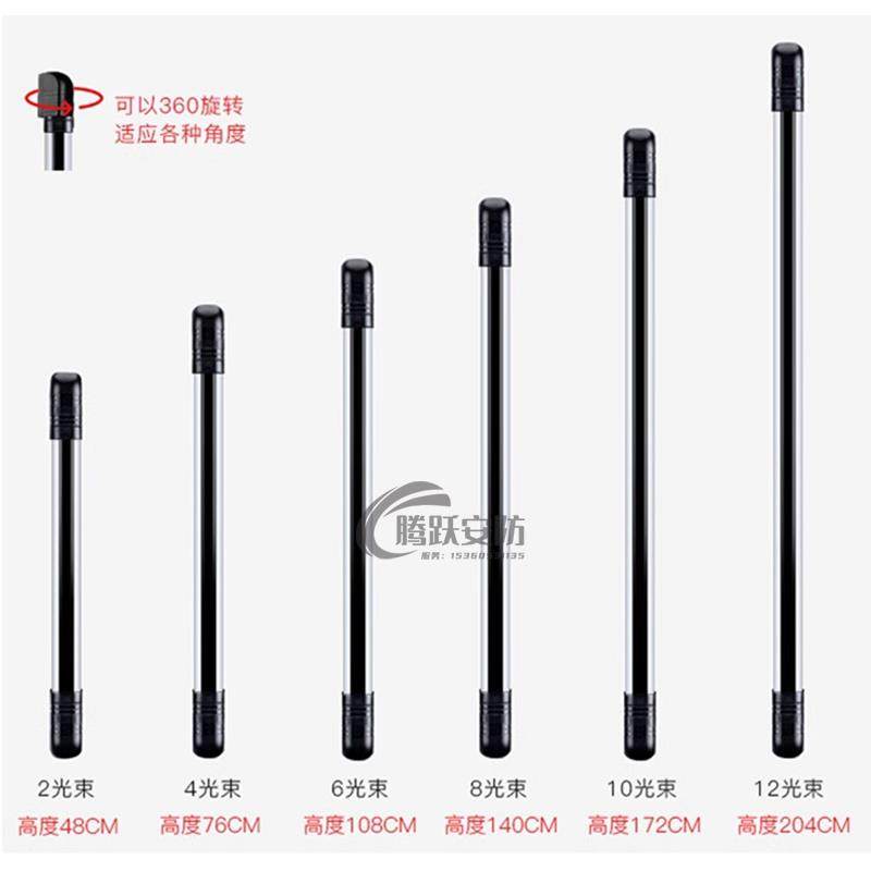 艾礼红外光栅报警器对射探测器道闸门窗感应器红外线栅栏户外