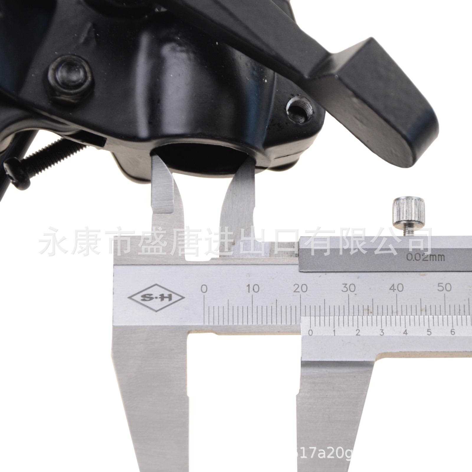 7/8"22mm 拇指油门加速器带橡胶套双刹车杆组件
