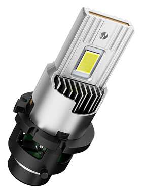 替换原车HID6500K 35W直插款D4S/D4R D2S D2R 带风扇LED大灯