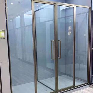 742淋东字型浴房平开淋浴门一宏体式 浴室隔断干湿分离简易洗一澡