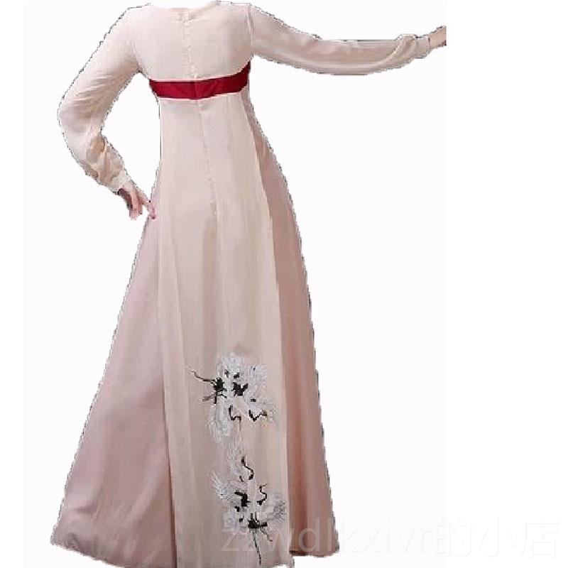 新款丽人行古典舞蹈女飘考逸服中国风演出服西楼别服序大摆裙艺服