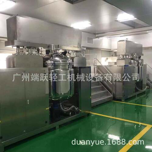 厂家供应高剪切乳化机均质乳化机膏霜乳化锅化妆品生产设备