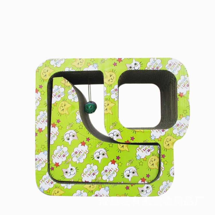 猫咪四方别墅 多功能猫窝瓦楞纸猫咪盒子 纸窝 房子猫屋别墅