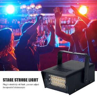 LED White Adjustable Speed DJ Disco Flash Stage Strobe
