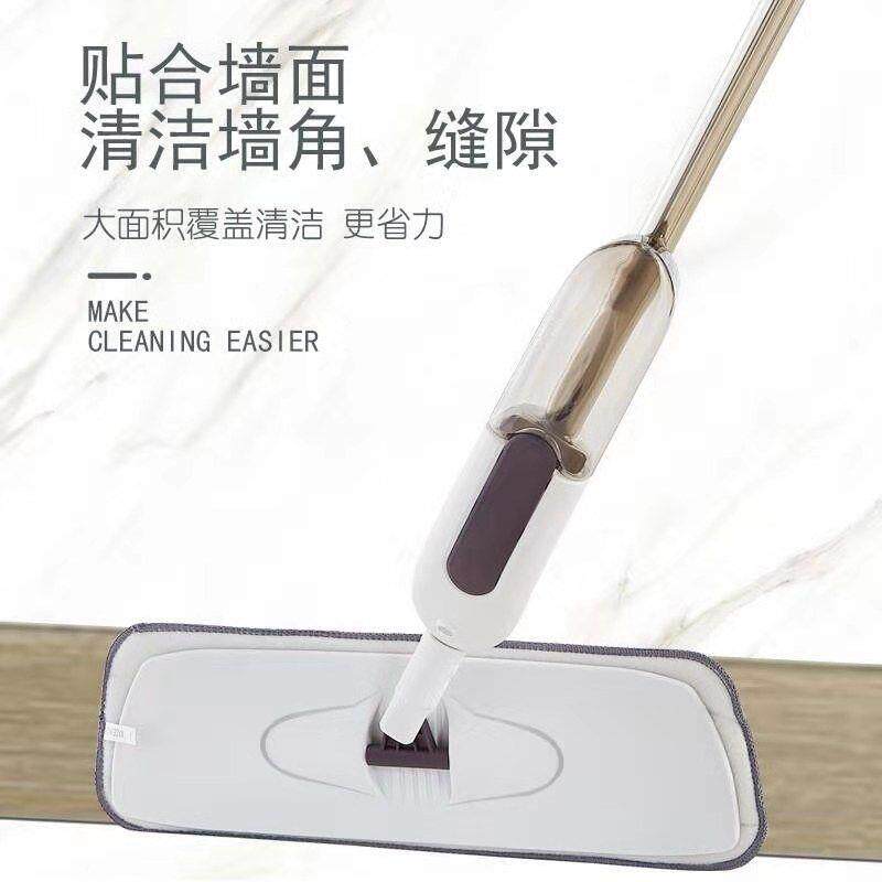 新款直销微湿喷雾拖把懒人不弯腰拖把瓷砖地板旋转拖把干湿两用吸