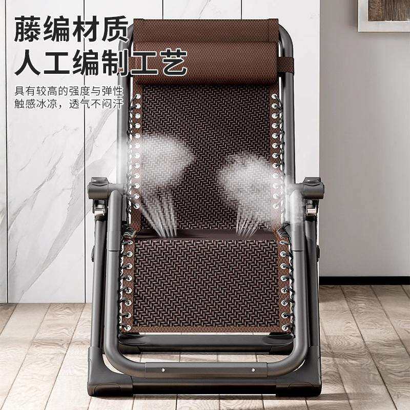 简易午休折叠躺椅可坐可躺午休椅透气网眼便携适合长期睡的折叠床