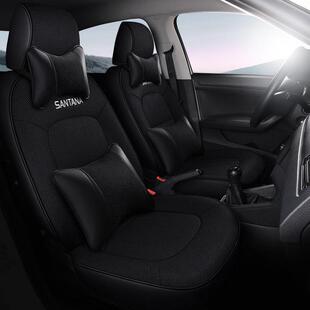 大众新桑塔纳专用座套全包汽车坐垫布艺套四季通用202021款座椅套