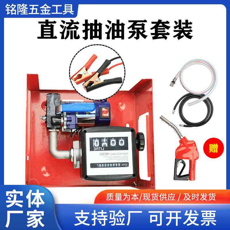 直流交流12V24V220V电动抽油泵总成电动输油泵套装