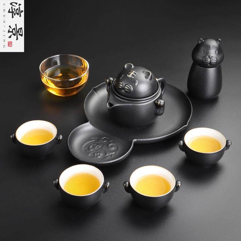 礼盒装陶瓷茶具套装 家用简约功夫茶具茶壶茶盘私人logo送礼,餐饮具,旅行茶具,淘宝优惠券,粉丝福利购,淘宝优惠卷
