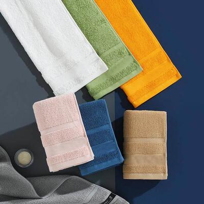 Cotton Face hand Towel 80G thick square scarf towels 毛巾