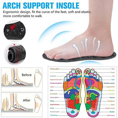 Unisex Acupressure Foot Insoles Orthopedic Shoe Soles Magnet