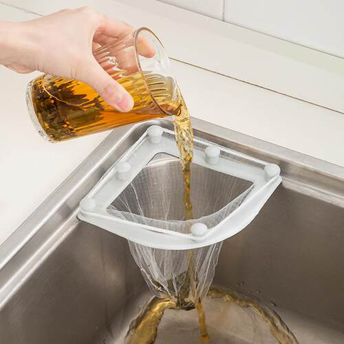 Kitchen Sink Filter Net, Disposable Water Draining Trash Bag