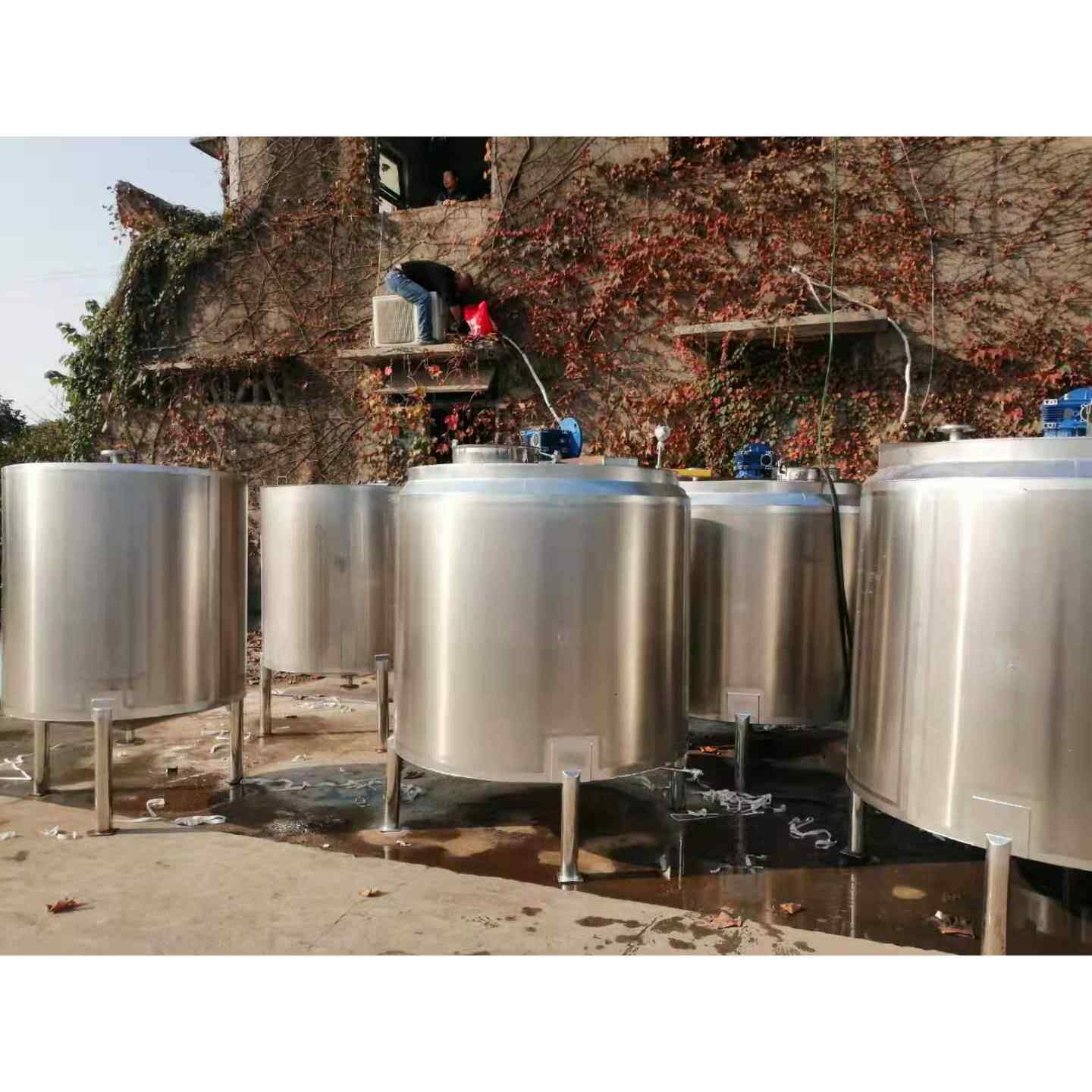 厂家直销酸奶发酵罐牛奶搅拌罐电加热搅拌罐颜料搅拌罐拉缸